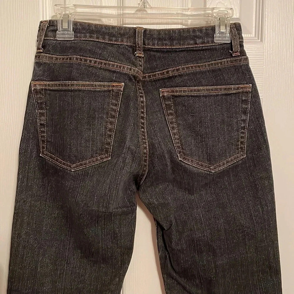 GAP Bootcut Jeans Dark Wash 6 Reg Cotton 2% Lycra Stretch Zip Fly - Picture 4 of 6